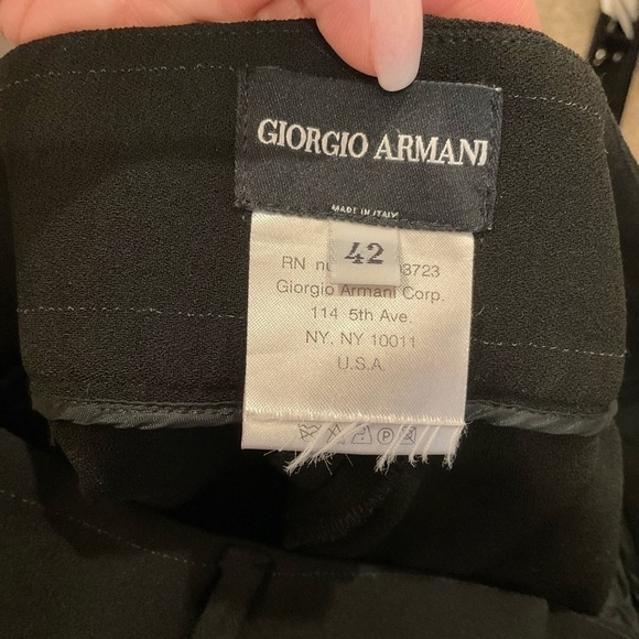 Giorgio Armani black pinstripe trouser - Picture 9 of 9